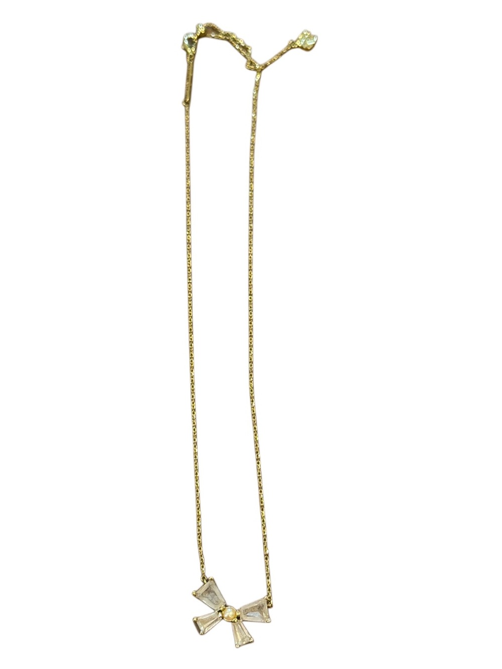Kendra Scott Gold Bow Necklace